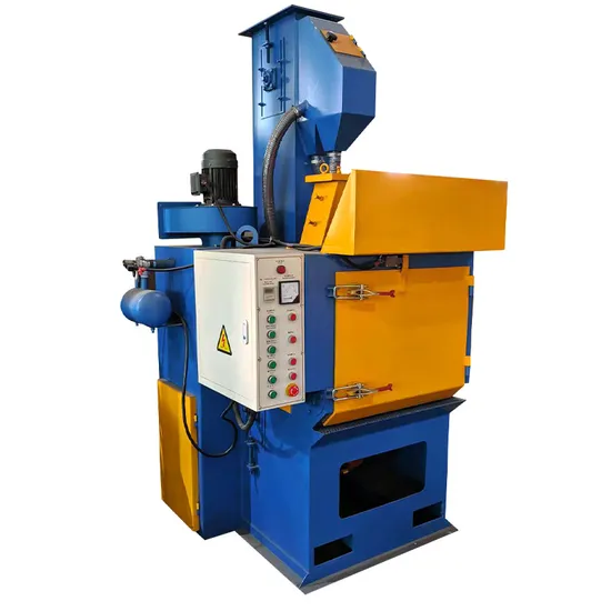 クローラー式ショットブラスト機、小型全自動ローディング・アンローディングショットブラスト