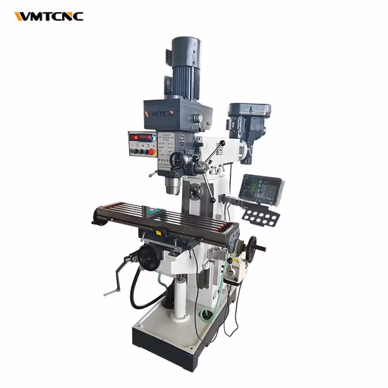 WMTCNC台湾製垂直水平フライス盤ZX7550CW手動フライス盤（分割機能付き）