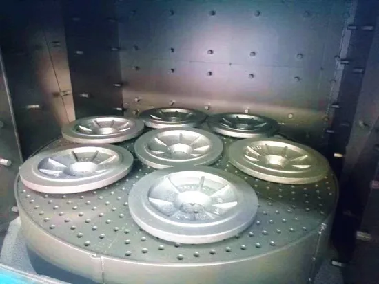 回転ターンテーブル式ショットブラスト/サンドブラスト/ブラスターアブレーター/機器/金属表面の小片洗浄/スケール除去/研磨用機械