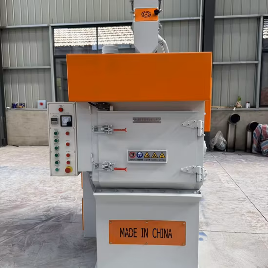 新型トラック式ショットブラスト機、小型ハードウェアショットブラストおよび錆除去洗浄機